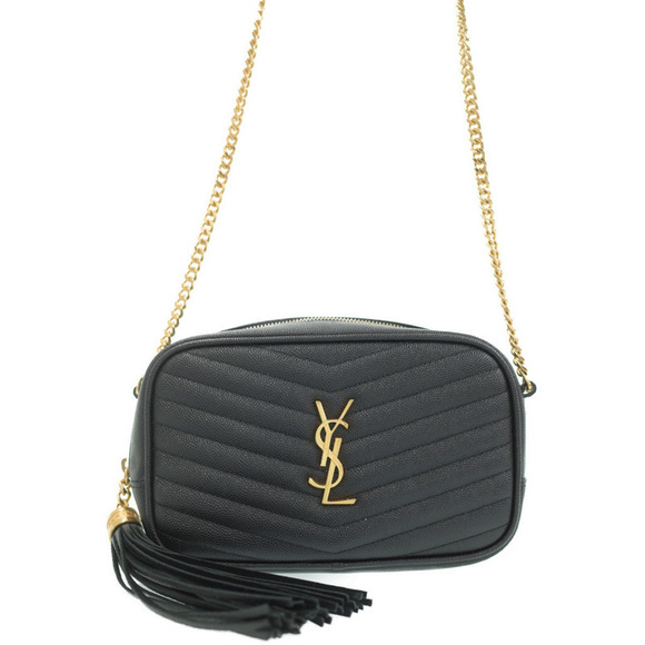 Saint Laurent Mini Bag Chain Shoulder Bag Black - Picture 1 of 9